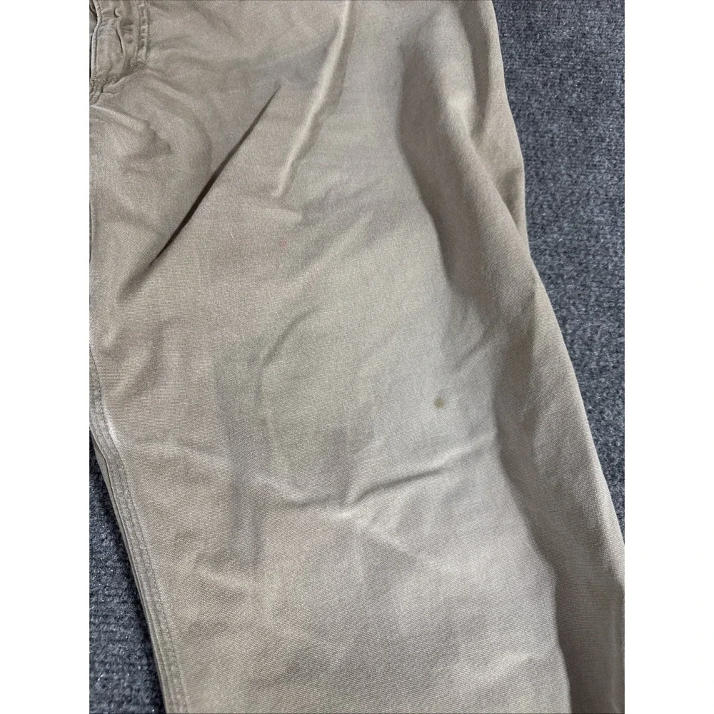 Duluth Trading Pants Mens 40x32 Beige Flex Fire Hose Workwear Stretch